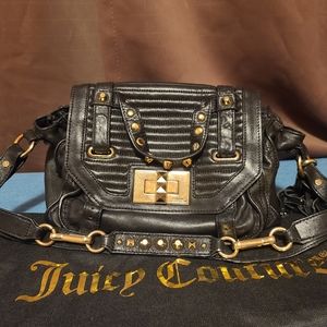 Juicy Couture Black Leather Purse